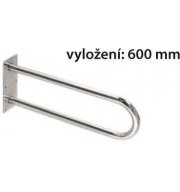Rögzített ovális fogantyú mosdókagylóhoz 60 cm