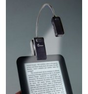 Könyvre csíptethető olvasólámpa Bookchair E-Booklight Fekete