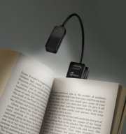 Könyvre csíptethető olvasólámpa Bookchair E-Booklight Fekete