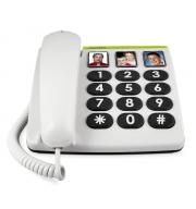 Telefon időseknek és nagyothallóknak fényképes hívógombokkal Doro PhoneEasy 331ph