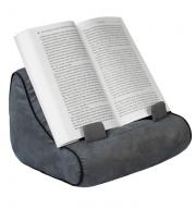 Plüssalátét könyvre, e-könyv-olvasóra vagy tabletre BookCouch Grey
