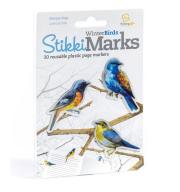Könyjelző öntapadós többször használható Stikki Marks Winter Birds